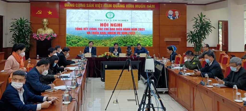 Hội nghị trực tuyến triển khai nhiệm vụ ngành lâm nghiệp năm 2022 